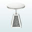 Élégante table d'appoint en miroir Ravine
