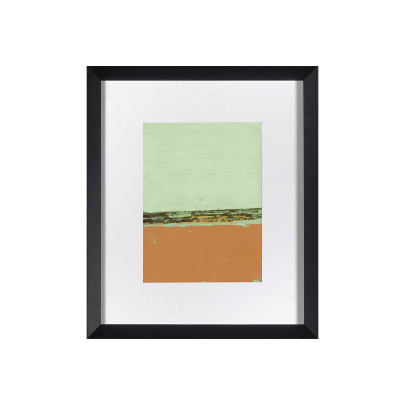 Colorfields VII - Peinture encadrée sur papier