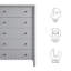 Commode 5 tiroirs Emmeline-106714653