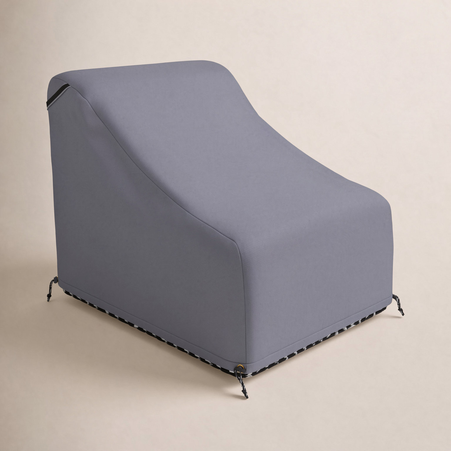 Outdoor Armless Lounge Chair Cover