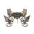 5 Piece Outdoor Patio Dining Set