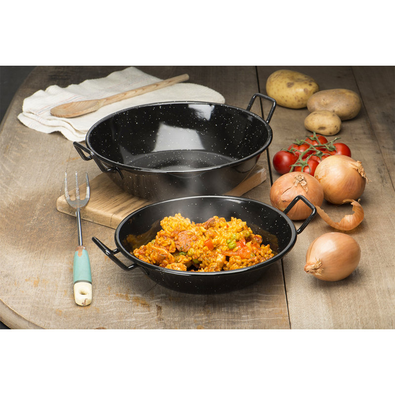 Belfry Kitchen Leenhouts Non-Stick Wok with Lid, 20cm