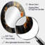 Miroir mural ovale doré et gris Crypto-641657284