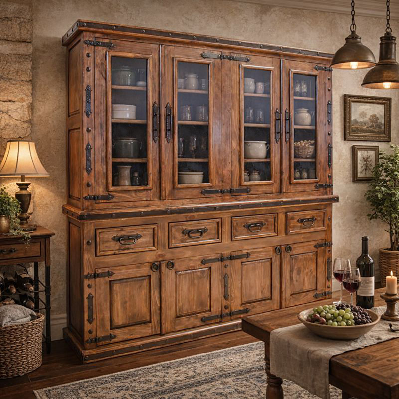 Buffet en bois massif Sierra Forge