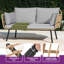 Causeuse d'extérieur avec coussins Hednesford-1262480735-1262480732