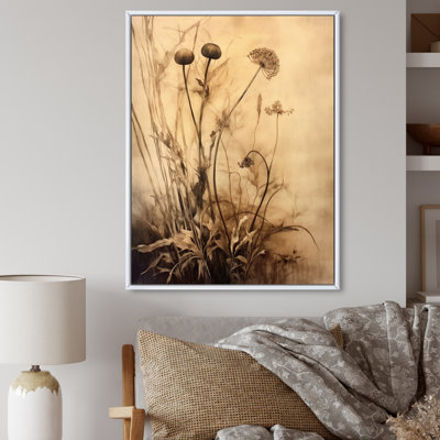 " Vintage Garden of Herbs I " Mixed Media and Color Photography Print