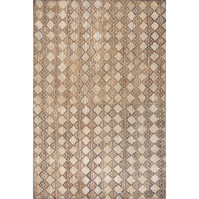 Tapis crocheté antique
