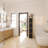 Space-Saving 4-Door Up-And-Over  Bathroom Storage Cabinet