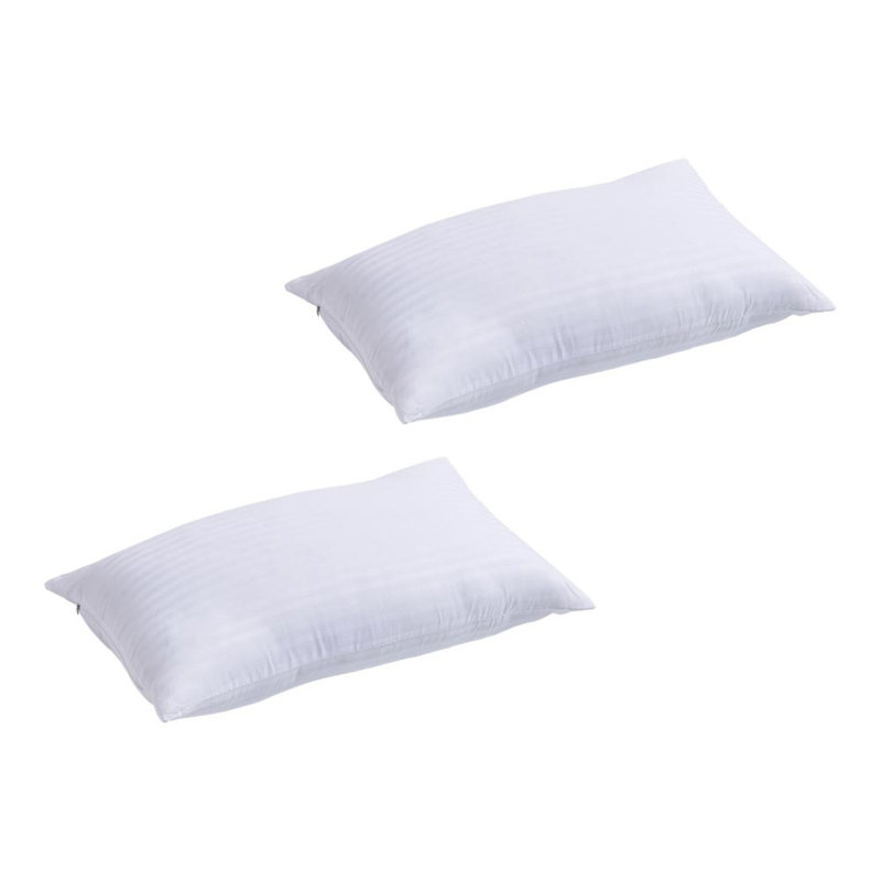 Kahnah Cotton White Bolster Cushion Pad, 42cmH x 70cmW