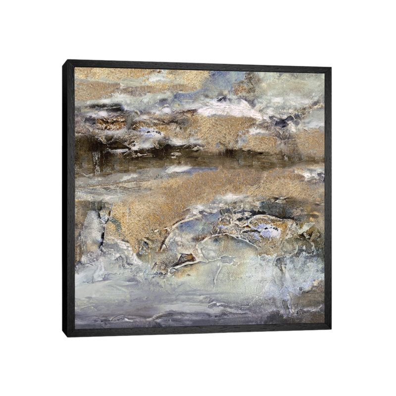 Gilt Sandstone I by Scherrer Finch - Floater Frame Gallery-Wrapped Canvas Giclée on Canvas, 45.72 cm H x 45.72 cm W