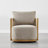 Boho Upholstered Swivel Armchair-120277494