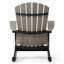 Chaise berçante Benno Adirondack, noire-130678445