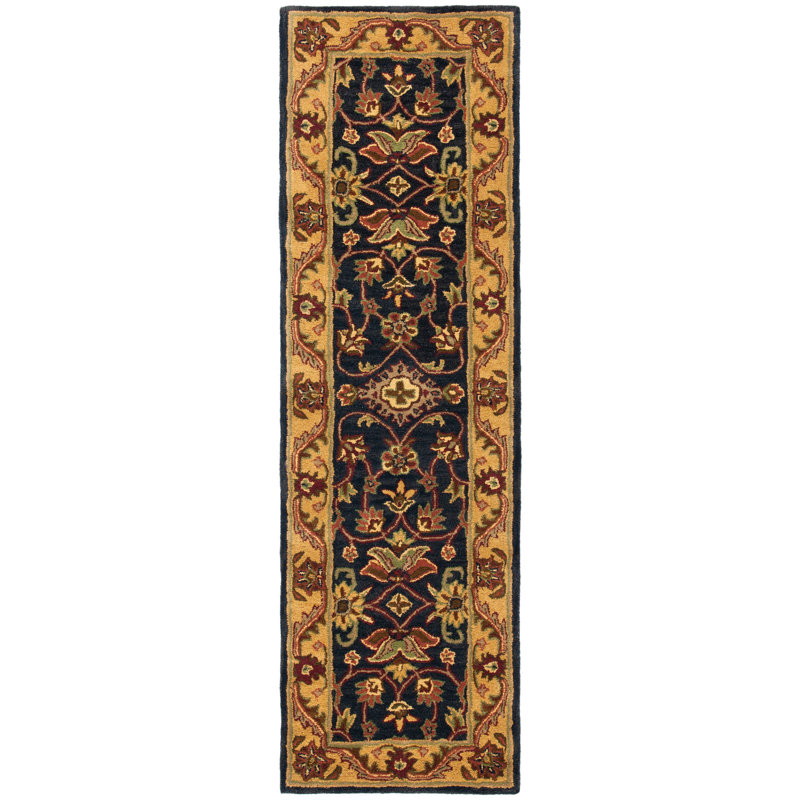 Santoyo Hand Tufted Wool Oriental Rug, Runner 2'3" x 8'