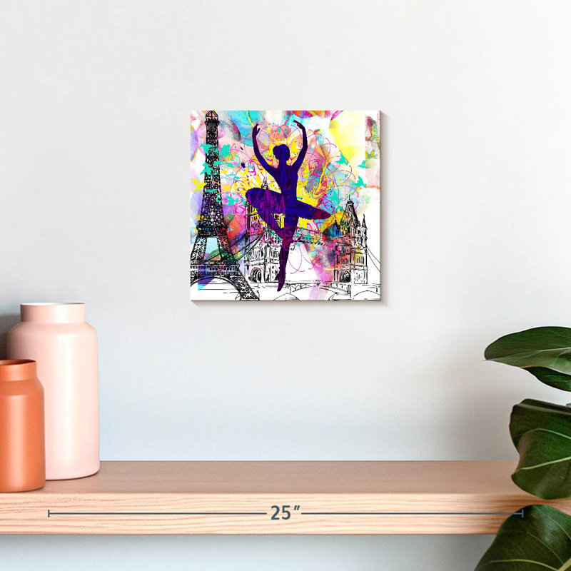 Silhouette de ballerine Enn London, H 36 po x l 36 po