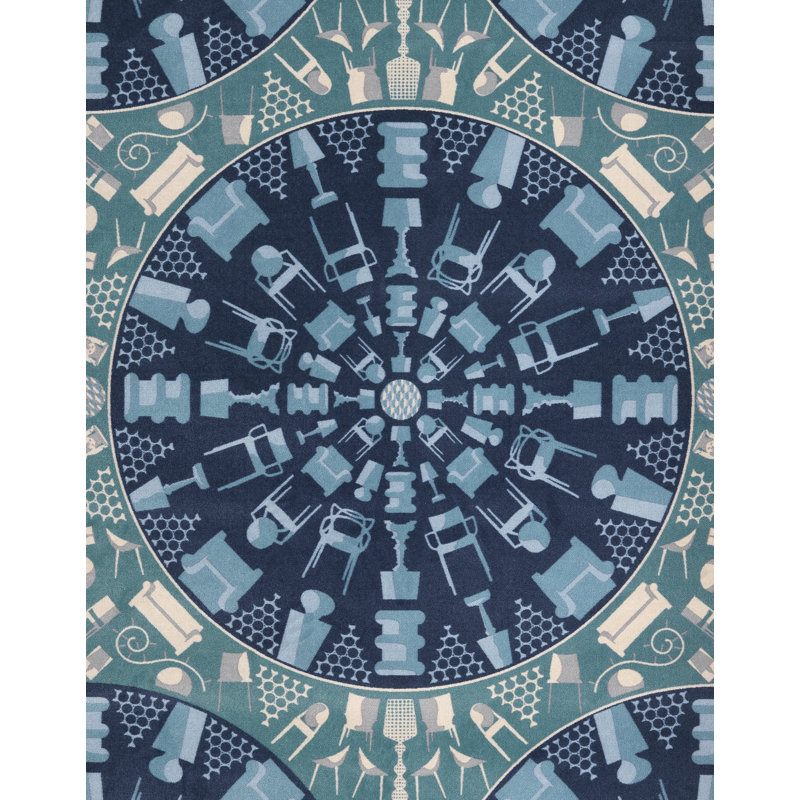 Tapis à motif d'icônes