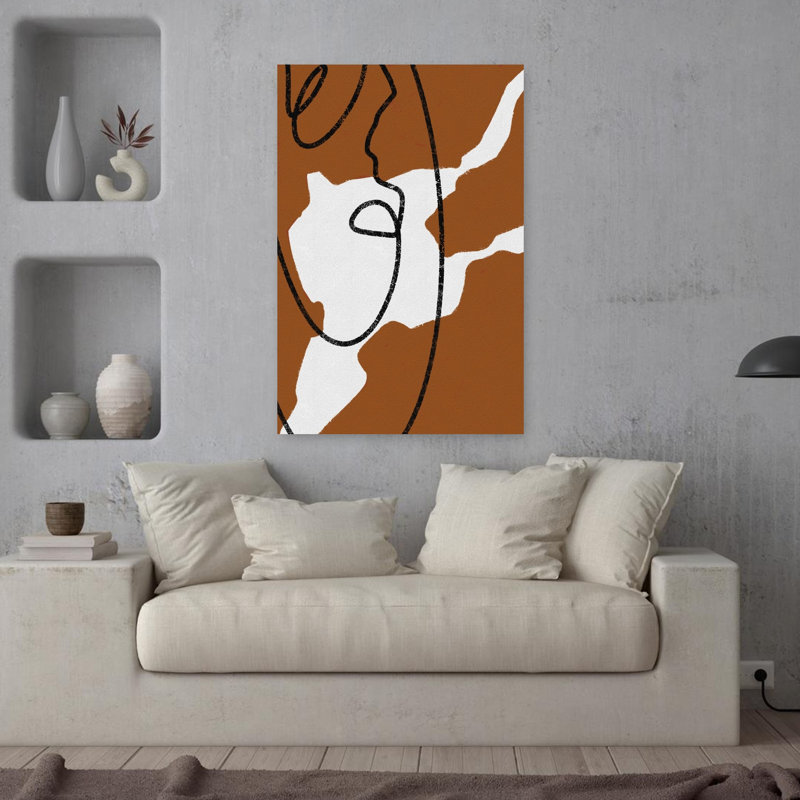 Art contemporain, art contemporain abstrait, H 36 po x l 24 po