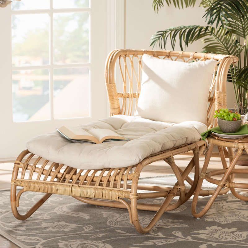 Chaise longue rembourrée Brayston