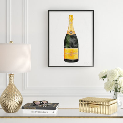 " Minimal Champagne Bottle "
