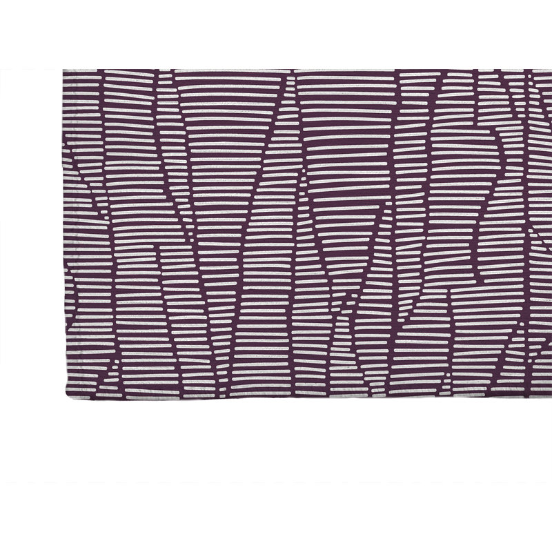 Tapis de cuisine à profil bas Grer, Rectangulaire 3 pi x 5 pi, Aubergine