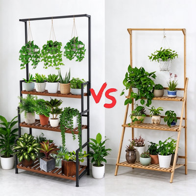 Iron 4 Tier Plant Stand