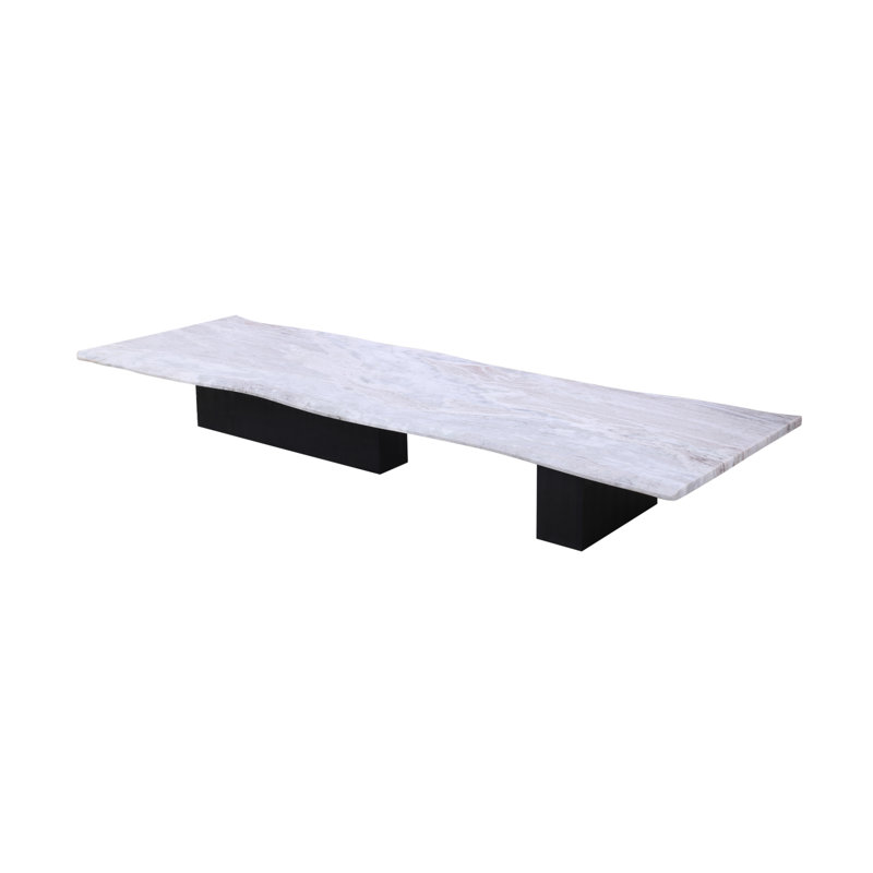 Table basse à plateau en marbre Rouge
