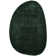 Handmade Cozy rug in dark green