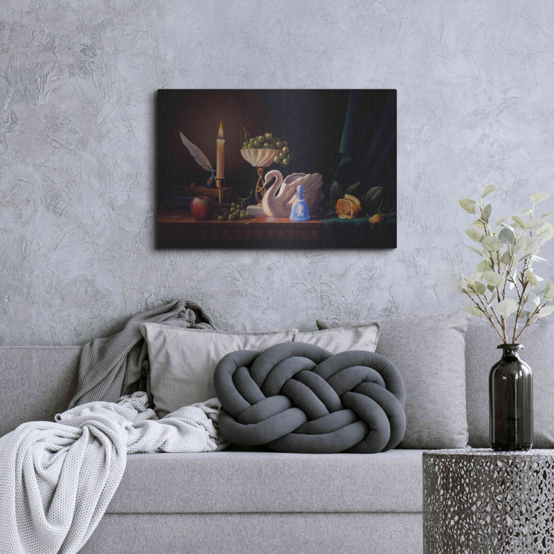 Art mural en métal luxueux «Silent Grace» par R. Hed, 36 po x 24 po, H 24 po x l 36 po