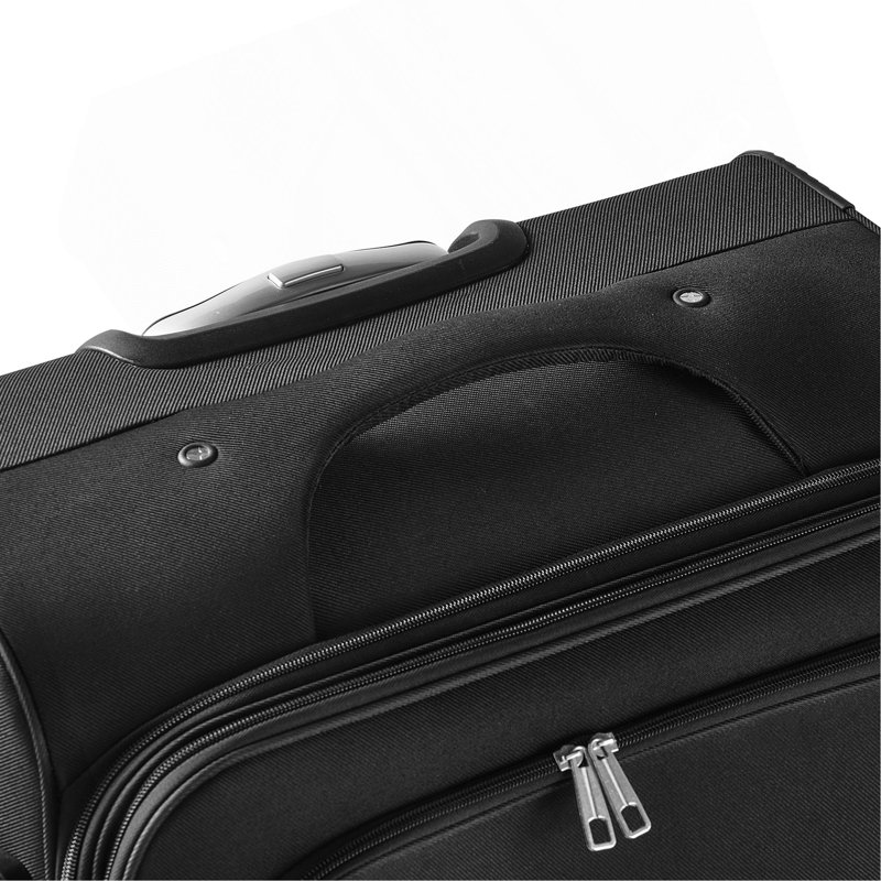 Valise extensible de 20 pouces avec roulettes Valise de transport, Noir