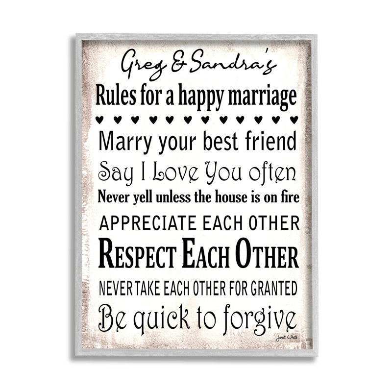 Art mural personnalisé rustique, mariage heureux cmw-111, Estampe numérique Farmhouse, H 14 po x l 11 po, Oui