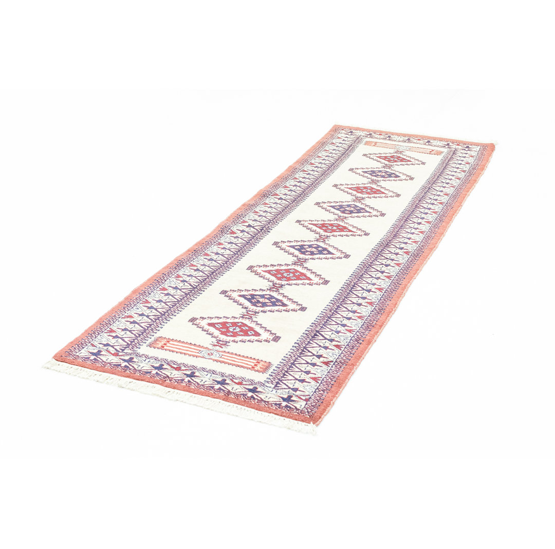 Hand Knotted Wool Beige Indoor/Outdoor Rug