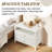 29.9" W Wood Nightstand With Two Drawers-1852939196