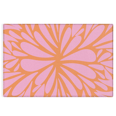 Tapis rectangulaire à envers antidérapant Maliyah