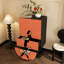 Commode d'appoint moderne à quatre tiroirs en bois.