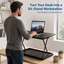 Convertisseur de bureau assis-debout compact CHANGEdesk - Rehausseur de bureau pour petits espaces-33983103