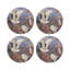 Sous-verres ronds en cuir Summer Palace-119015343