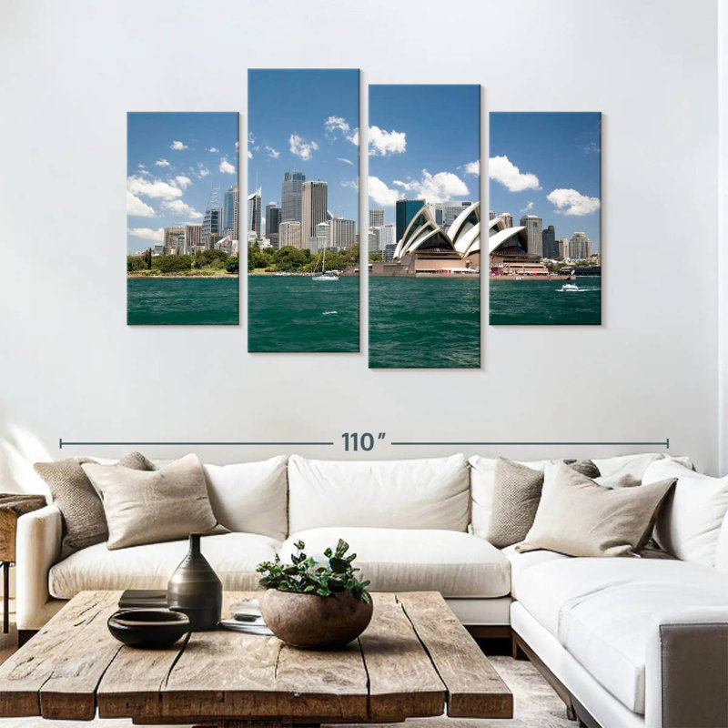 Sydney harbour ocean view Sireci, H 54 po x l 84 po