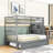Eizabeth Twin Over Full 4 Drawer Standard Bunk Bed with Trundle and Shelves by Harriet Bee-2108527016