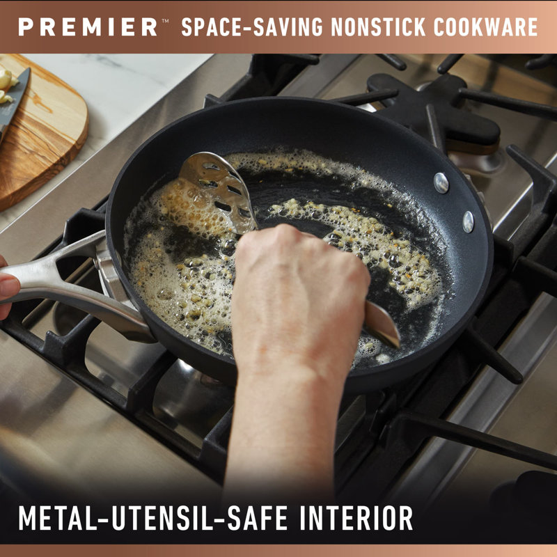 Calphalon 10 Piece Hard-Anodized Aluminum Non Stick Cookware Set