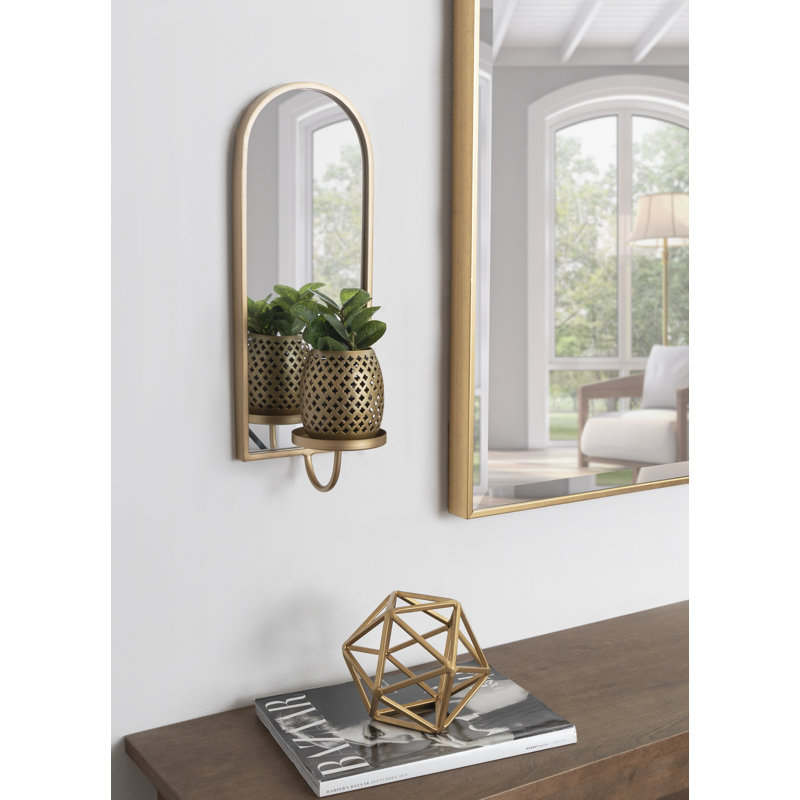 Miroir décoratif Annaly, Doré