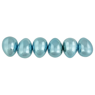 Metallic Blue Medium Size Easter Egg Decorations