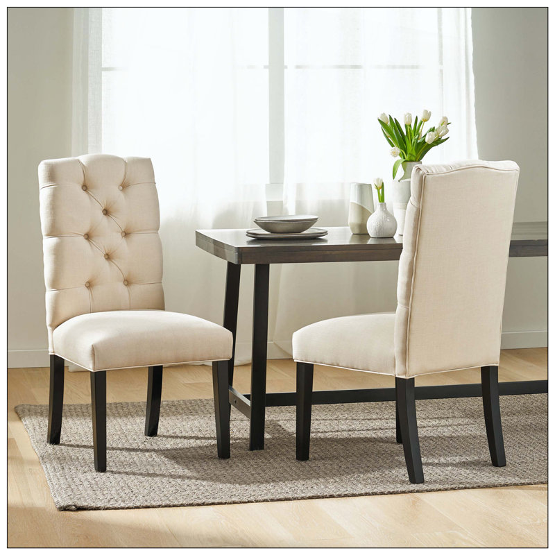 Chaise capitonnée pour salle à manger et siège de cuisine