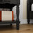 Classic 2-Drawer Nightstand with Open Shelf and Turned Legs-1594567076