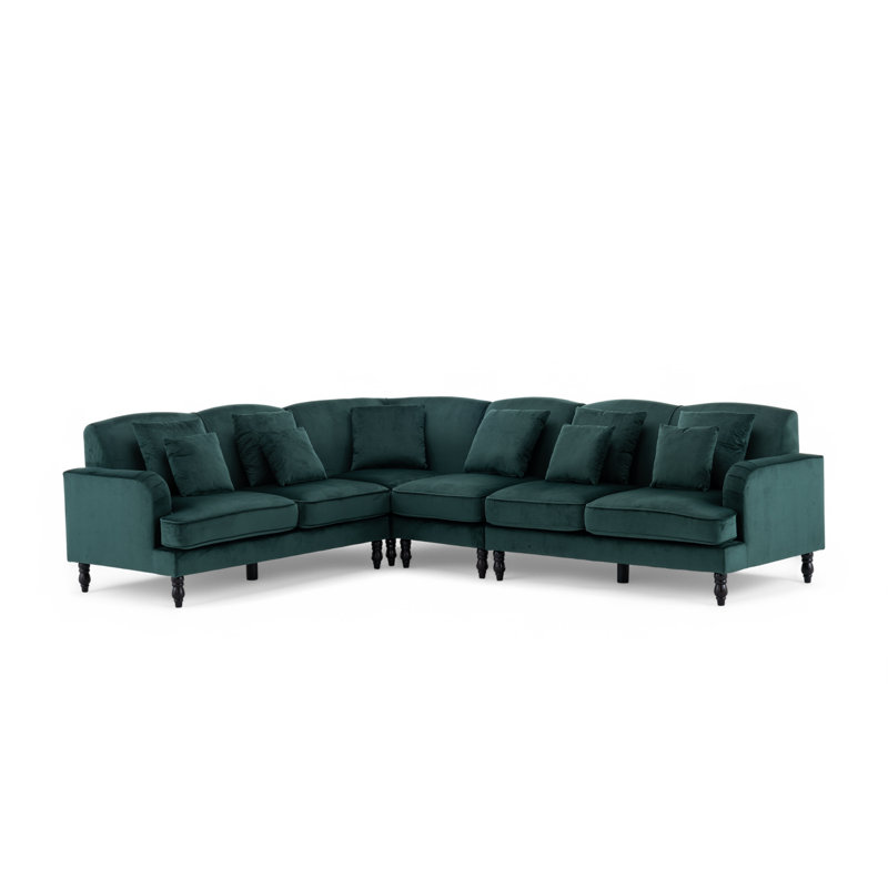 Modular Corner Sofa 2C3/3C2, Green
