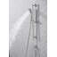 Twist Collection 24" Slide Bar Handheld Shower Head Set with 60" Flexible Hose - Brushed Nickel-92461225