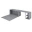 Grand lit escamotable avec bureau rotatif