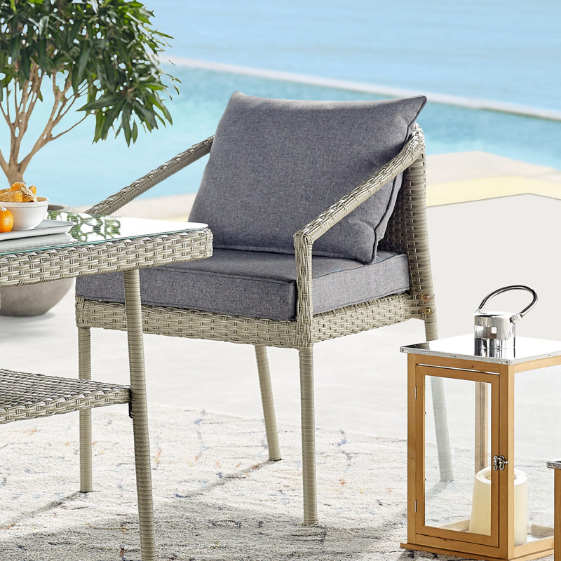 Wicker Outdoor Lounge Chair