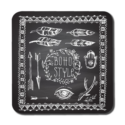Square 6 Piece Coaster Set