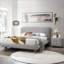 Table de chevet 2 tiroirs Grey Boucle