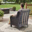 Ensemble de 2 chaises de patio en osier avec dossier haut, siège en rotin PE toutes saisons pour terrasse-2073369260-2097156547