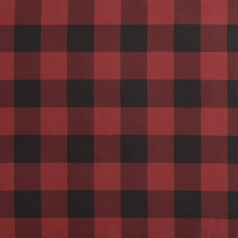 Eddie Bauer Mountain Plaid Dusted Comforter Set, Scarlet, Full/Queen Comforter + 2 Shams